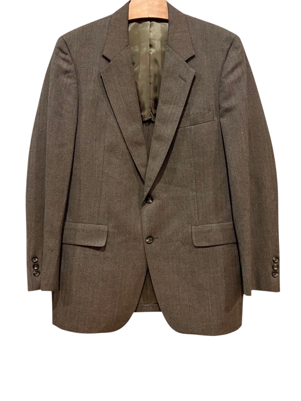 Retro Brown Wool Blazer 42R Sport Coat Jacket Kingsridge